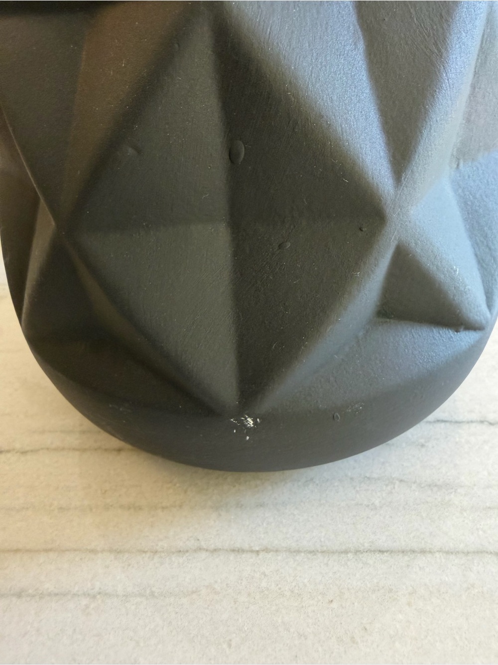 CB2 Matte Black Sculptural Ceramic Vase - Picture 6 of 6